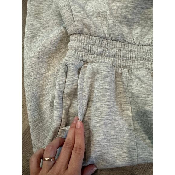 YPB neoKnit by Abercrombie & Fitch Jumpsuit Jogger Pant - Heather Gray Sz XL NWT - Picture 8 of 9